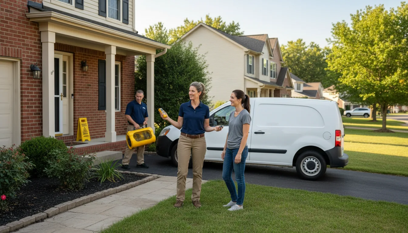 Water restoration image for Home Water Damage Repair in Lansing, WV